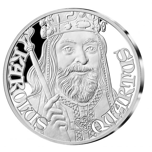 stribrna_pametni_medaile_Karel_IV